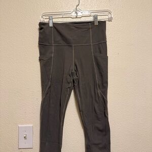 Athleta olive green Leggings